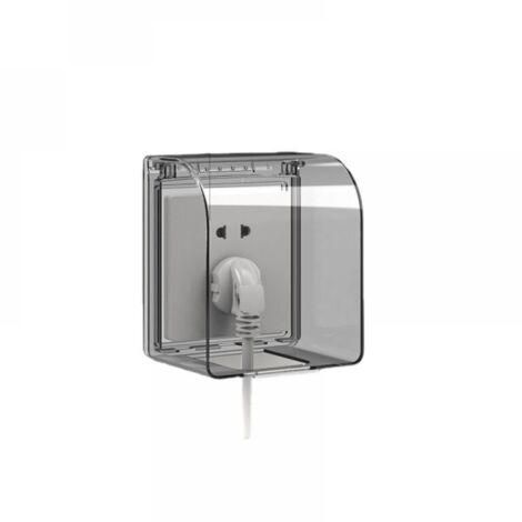1PC Sortie Couvercle Childproof 86 modèle universel Boîtier de Prise étanche 12.2×10.8×7.3 CM Prises extérieures étanches pour interrupteur