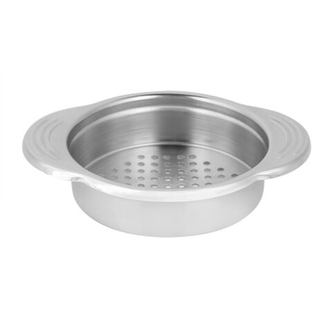 1Pc Stainless Steel Canned Food Drainer Strainer Tuna Can Oil Press Squeezer