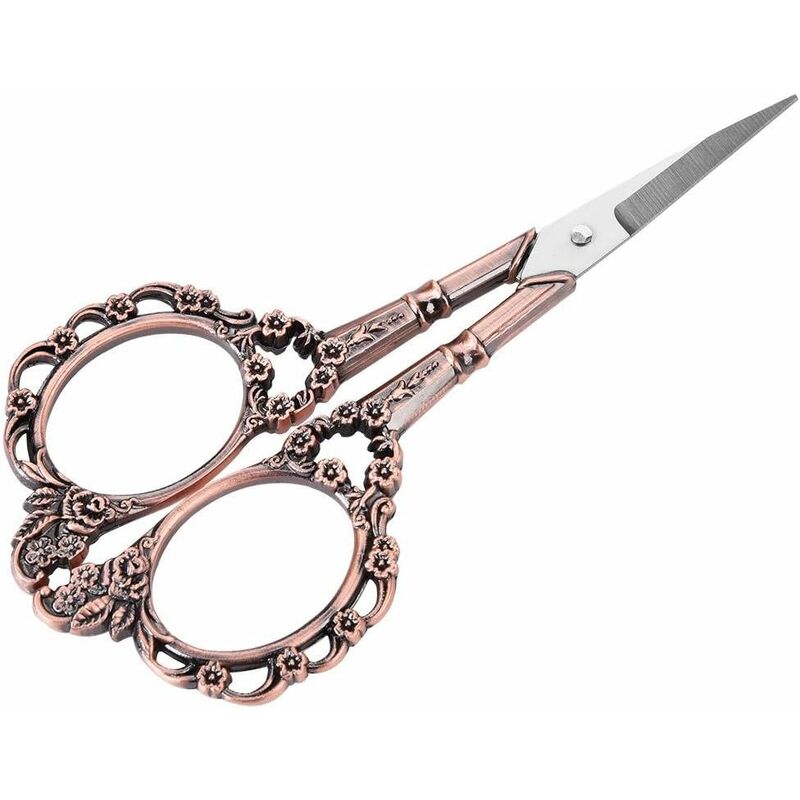 1pc Stainless Steel Scissors Vintage Flower Classic Embroidery Scissors