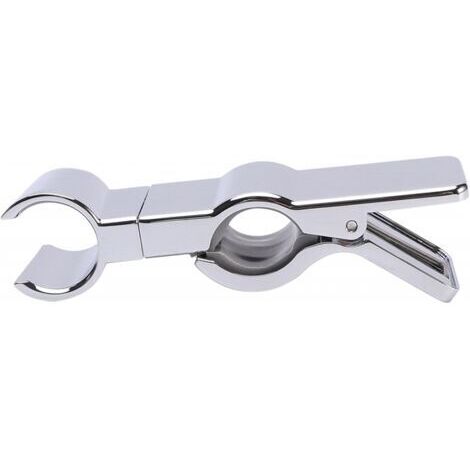 1PC Support de douchette à main, support de pomme de douche, argent, support de douchette pour barre de douche sans perçage, pince de douchette réglable à 35°