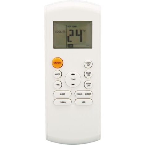 1pc Télécommande de climatisation avec rétroéclairage LED de remplacement pour RG57B1 BGE RG57B2 BGE RG57B BGE RG57 BGE RG57A BGE RG57A6
