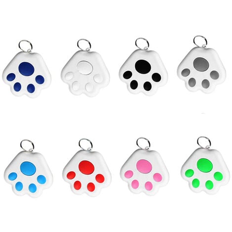 MOONSTARS 1pc traqueur GPS, mini localisateur de suivi GPS, portable Bluetooth intelligent anti-perte détecteur de dispositif sans fil sac à bagages pour enfants ensemble pour animaux de compagnie-rouge