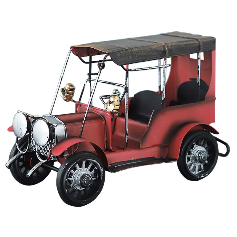 1pc Vintage in Ferro Battuto Modello di Auto