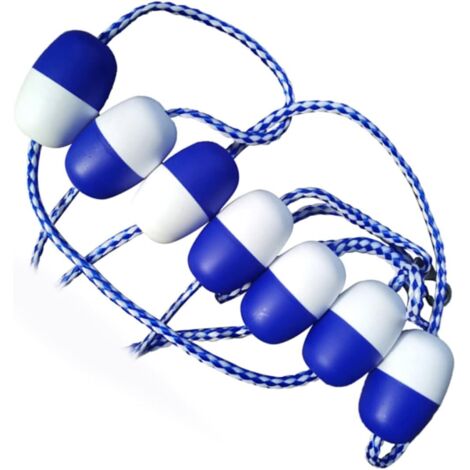 1PC5m ensemble de soins de piscine inverseur de corde corde flottante piscine kit de corde de sécurité ligne de natation équipement ligne de sécurité piscine