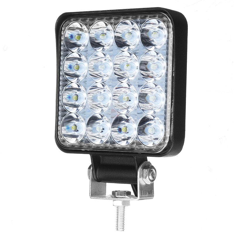 Image of 1pcs 48W squace led 24V Mini Square 16 Zusatzlicht Fantablau