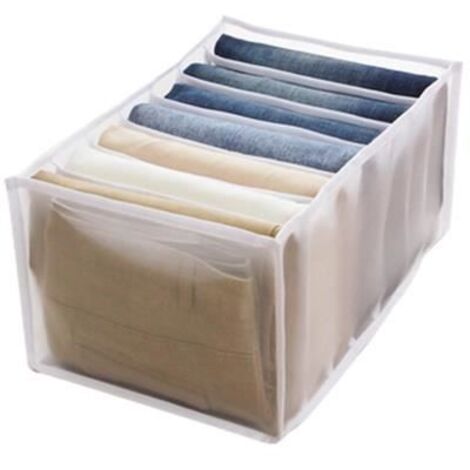 1pcs Boîte de Rangement Tiroir Vêtements Ouvertes pour Armoire, Organisateur de Tiroir de Rangement Pliable pour Leggings Pantalons