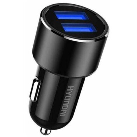 1pcs Chargeur Allume Cigare USB, 3.1A adaptateur double port de Chargeurs de téléphone portable pour automobile,Compatible avec iPhone 12/11/XR/x/7/6s, iPad Air/Mini,Galaxy S10/S9/S8