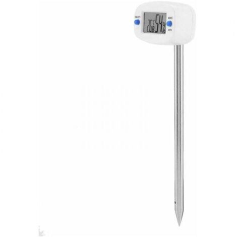1pcs Digital Soil Hygrometer LCD Display Humidity and Temperature Tester with Probe, Electronic Soil Tester for Garden Plants MUMU