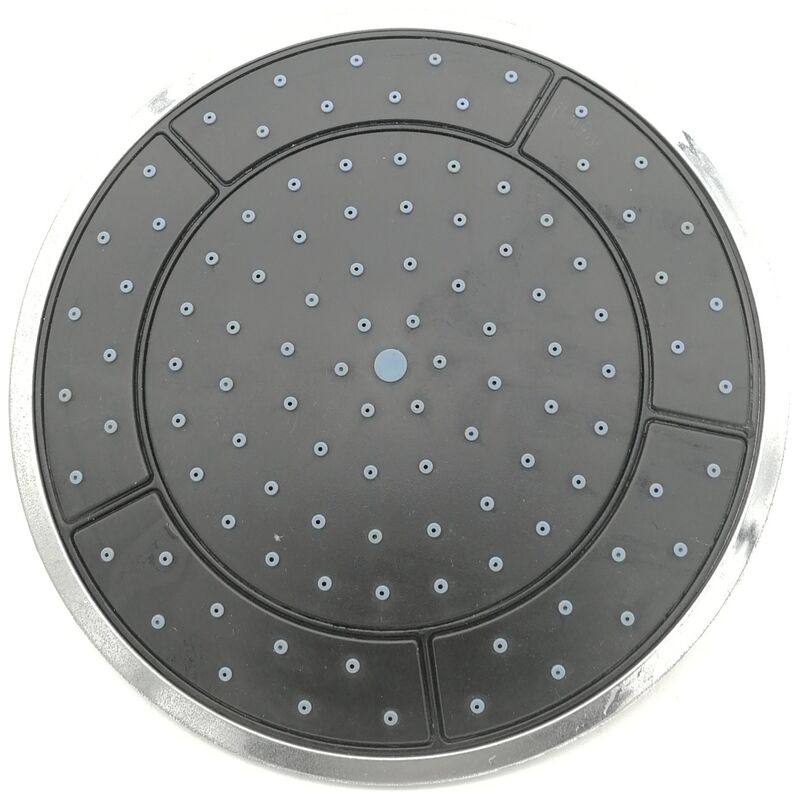 Shining House - 1Pcs Douche Actionnée par Pluie de Forme Ronde en Plastique de 24.5Cm Accessoires Cabine de Buse de Tête de Toit Dessus de La Chambre