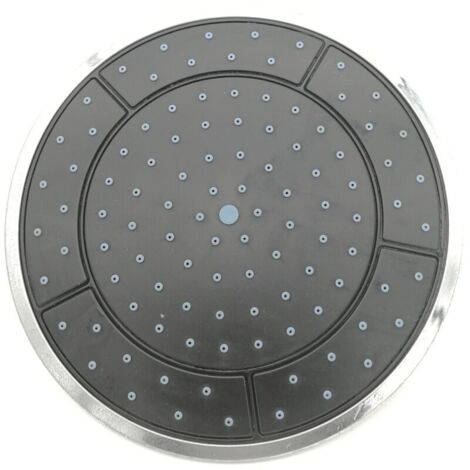 1Pcs Douche Actionnée par Pluie de Forme Ronde en Plastique de 24.5Cm Accessoires Cabine de Buse de Tête de Toit Dessus de La Chambre