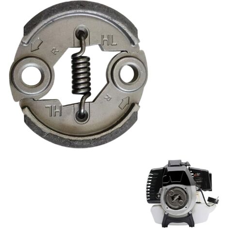 1pcs embrayage robuste pour taille-haies débroussailleuses, Tondeuses à Gazon - Compatible avec Moteurs 43CC, 49CC, 52CC - Installation Facile, Accessoire pour Tondeuses