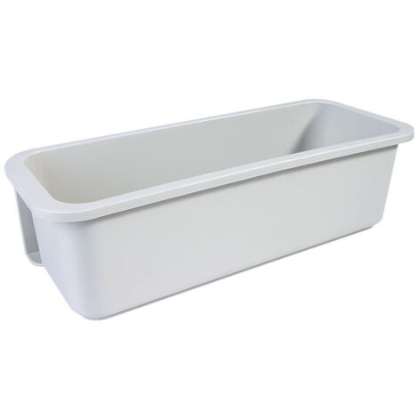 1PCS Kitchen Cabinet Basket Organizer, Plastic Sliding Storage Drawer, Under Sink, Furniture Organizer, Kitchen Sliding Drawer, Bathroom Sink (Grey)