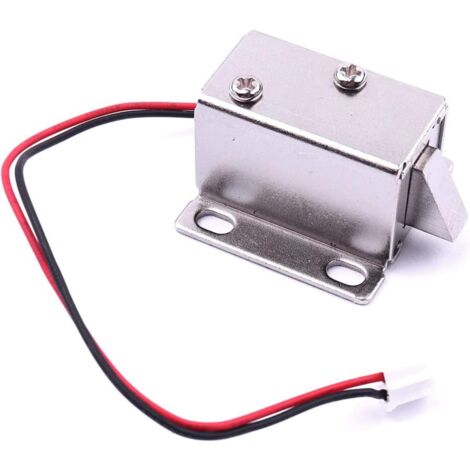 1pcs Mini Drawer Door Tongue Down Electric Lock Magnetic Assembly DC 12V Slim Design Lock 27x28x18mm