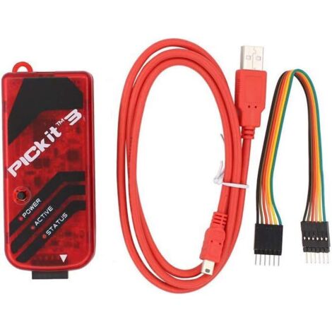 1PCS PICkit3 Electronic Chips Emulator MPLAB PICkit 3 PIC Microcontroller Chip in-Circuit Debugger Programmer