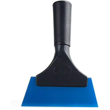 1PCS Raclette à vitres Multifonction en Silicone pour Salle de Bain, Porte Miroir de Douche, fenêtre, Verre, Porte de Douche, Pare-Brise de Voiture, grattoir à vitres (, Bleu)