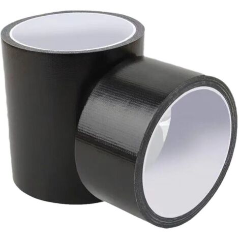 1pcs ruban adhésif étanche en fibre ultra résistant, anti-fuites, auto-fixant, noir, 10 m x 5 cm