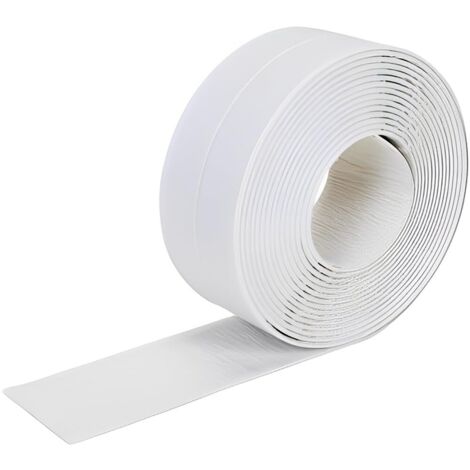1pcs Self-adhesive PVC Sealing Strips, Waterproof and Anti-fouling, Waterproof Tape for Bathroom, Toilet, Kitchen and Floor Edges, Shower (3.2m22mm)