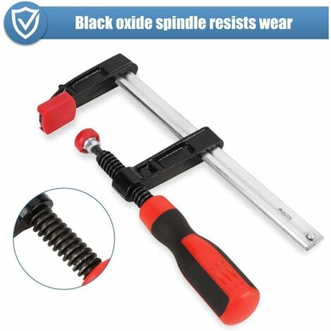 1pcs serre joint de barre de menuiserie 50 × 150 mm,pinces robustes en F,serre-joints d'établi de barre à dégagement rapide,woodworking clamp pour rail de guidage-une Fixation Précise