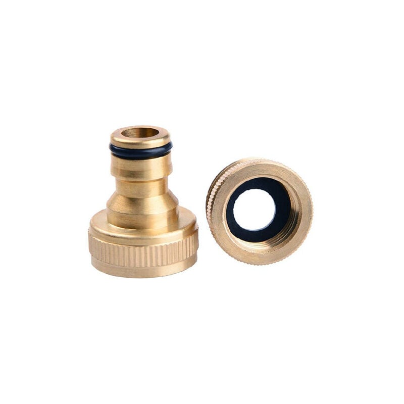 1pcs solid brass garden hose, 4 point faucet 6 point connector, standard parts and accessories