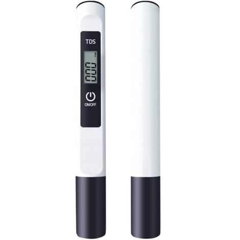 1Pcs Testeur Ph MèTre éLectronique Tds MèTre Testeur De Qualité De L'Eau Tds Ph Ec TempéRature Plage De Mesure 0-9990 Ppm, Testeur NuméRique Avec ÉCran Lcd Test Pour Piscine, Aquarium