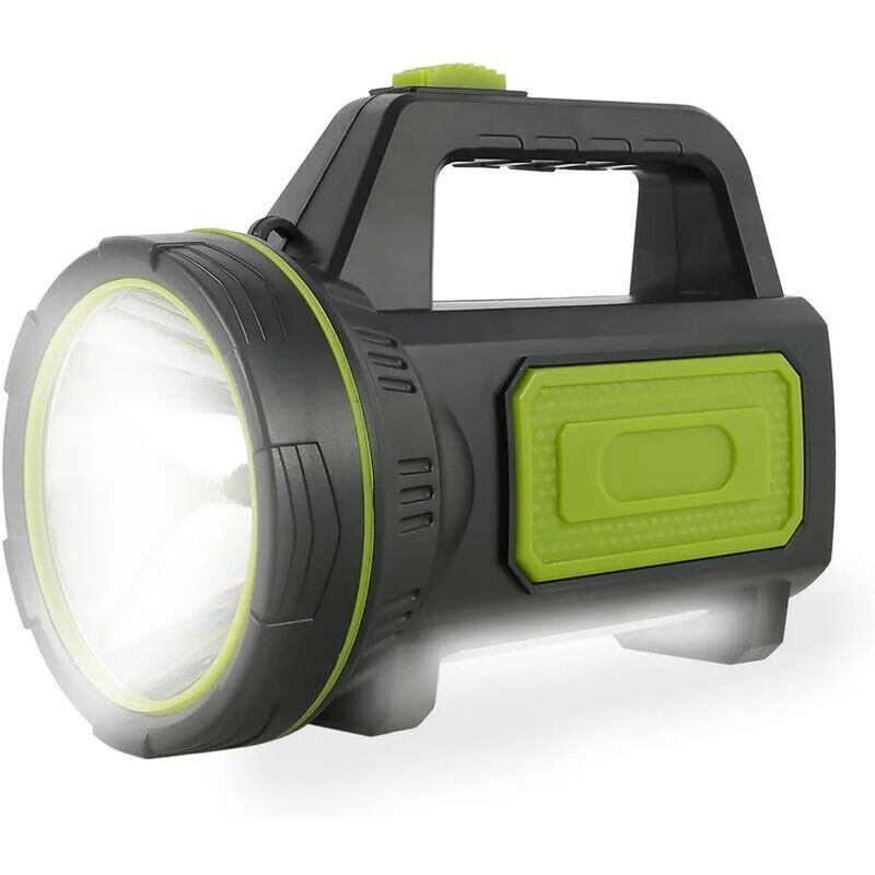 1pcs torche LED rechargeable USB 135000 lumens 6000mah torche étanche haute puissance avec lumière latérale pour randonnée camping chasse-