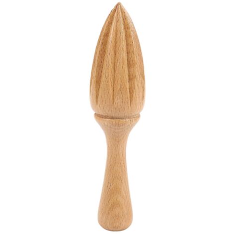 1Pcs Wooden Lemon Squeezer Fruit Orange Juice Extractor Reamer--