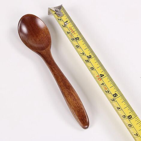 (1pices)cuillre  Caf En Bois Naturel Ecologique Ustensile De Table Et De Cuisine Cuillre  Th  Miel
