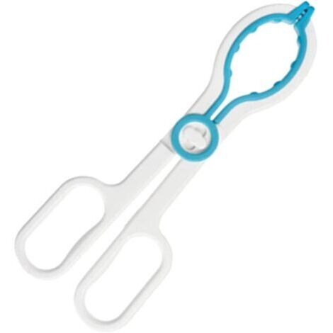 1pièce Pince Anti-dérapante Pour Bouteille De Lait Clamp Pratique Pour Nourrissons Outil De Prise Main Ergonomique Couleur Bleue