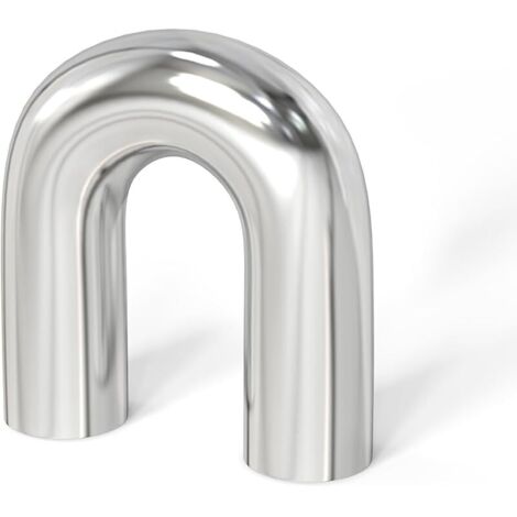 1pièces Coude en aluminium à 180 degrés pour tuyau en alliage 50MM, longueur de jambe 4 "(100 mm)