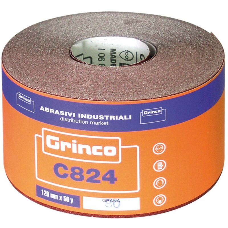 Image of 1 pz carta abrasiva grinco C824 CM.11,5 h x 45MT. grana 40