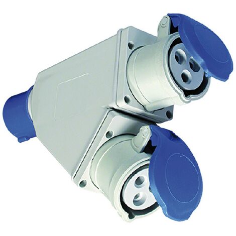 1PZ ADATTATORE INDUSTRIALE DOPPIO 73105
