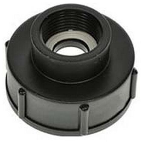 1PZ ADATTATORE PER CISTERNE FEMMINA IN POLIPROPILENE - filettatura interna S60X6-1 1/2" F