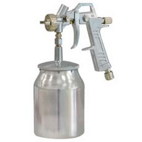 1PZ AEROGRAFO SERBATOIO INFERIORE CON ATTACCO DADO CAPETTATO - ugello mm.1,8