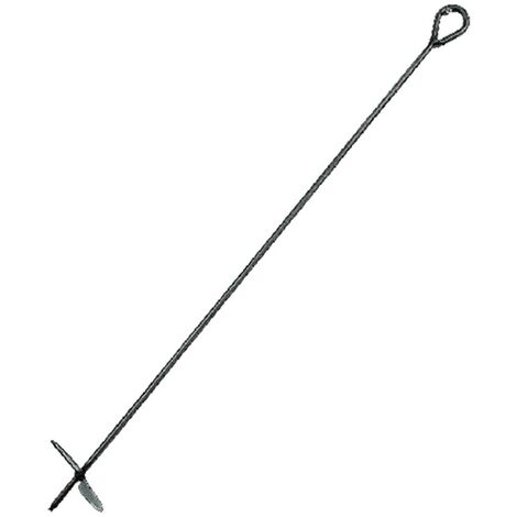 1PZ ANCORA TIRAFILO PER VIGNETI elica ø 12 cm x H cm 75  ø F. 10 mm