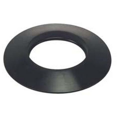 1PZ ANELLO PER STUFE A PELLET NERO OPACO IN SILICONE MM.1,2 -  cm.8