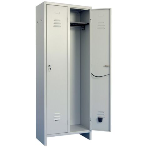 1PZ ARMADIO COMPONIBILE SPOGLIATOIO PRATIKO 2 posti cm. 68x35x179,5 h