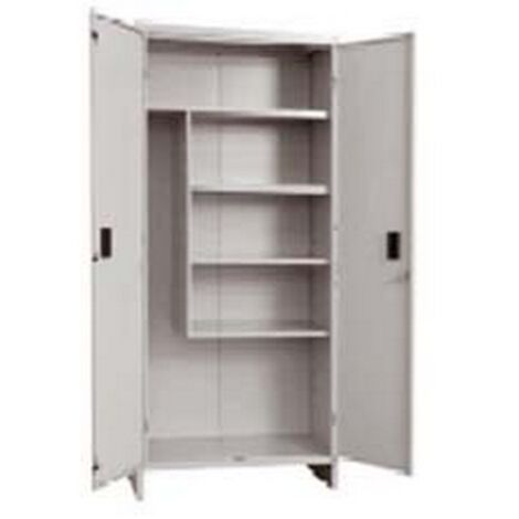 1PZ ARMADIO PORTASCOPE IN METALLO A DUE ANTE SMONTATO - cm.60x40x180h.