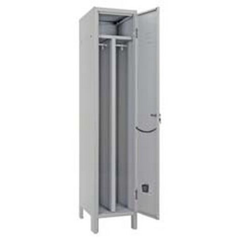 1PZ ARMADIO SPOGLIATOIO SPORCO/PULITO SLIM AD UNA ANTA MONTATO - cm.36x50x180h