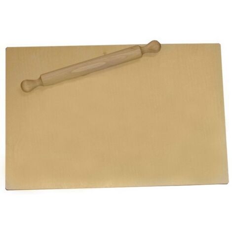 1PZ ASSE DA PASTA IN LEGNO CON MATTARELLO cm. 58x38x1,2