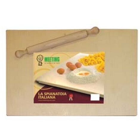1PZ ASSE DA PASTA IN MULTISTRATO DI BETULLA CON MATTARELLO - cm.58x38