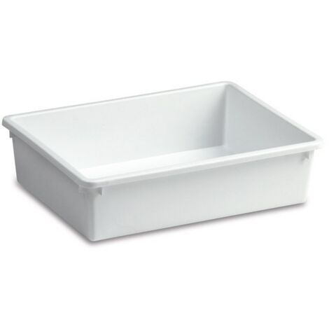 1PZ BACINELLA FRIGO BIANCA cm. 40x30x10 h