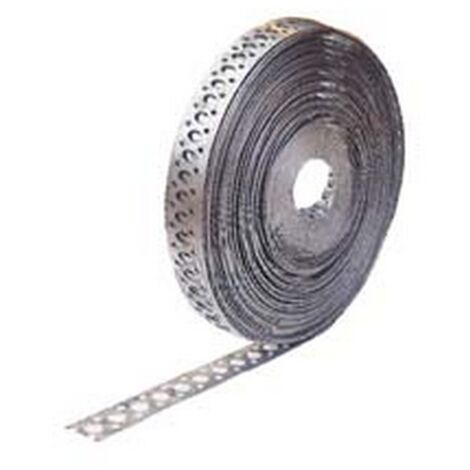 1PZ BANDELLA A ROTOLO PREFORATA - mm.25h. con fori ø mm.6,5