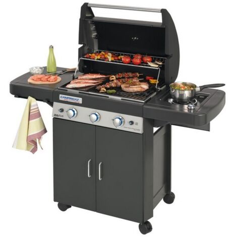 1PZ BARBECUE DUALGAS 3 SERIES CLASSIC LS PLUS DARK cm. 120,5x60x116 h