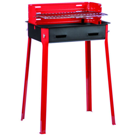 1PZ BARBECUE RETTANGOLARE cm. 45x30x85 h