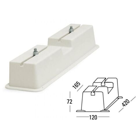 UNIVERSALE 1pz. BASE staffa a PAVIMENTO UNITA' ESTERNA climatizzatore condizionatore