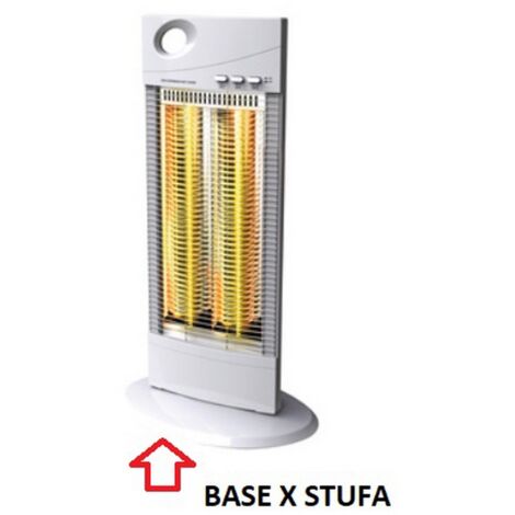 1PZ BASE X STUFA A CARBONIO 1000W ART. NSB-C31