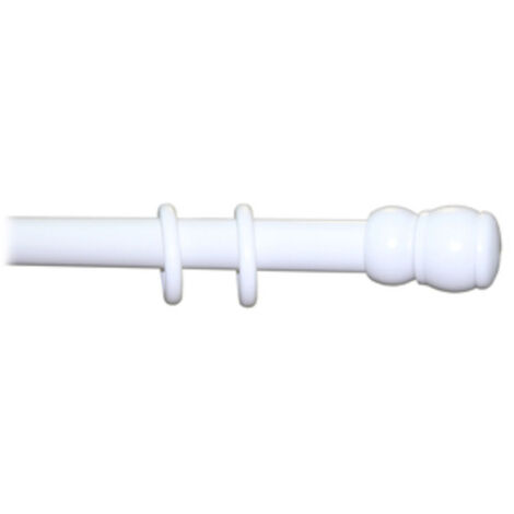 1PZ BASTONE A STRAPPO D 35 MM BIANCO 180 CM SENZA SUPPORTI
