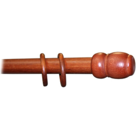 1PZ BASTONE A STRAPPO D 35 MM CILIEGIO 210 CM SENZA SUPPORTI