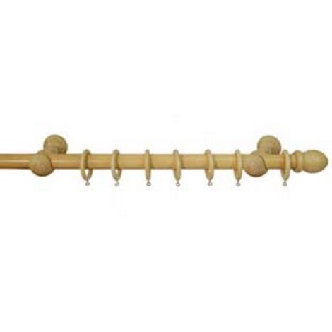 1PZ BASTONE IN LEGNO CON ACCESSORI  MM.23 NATURALE - cm.160