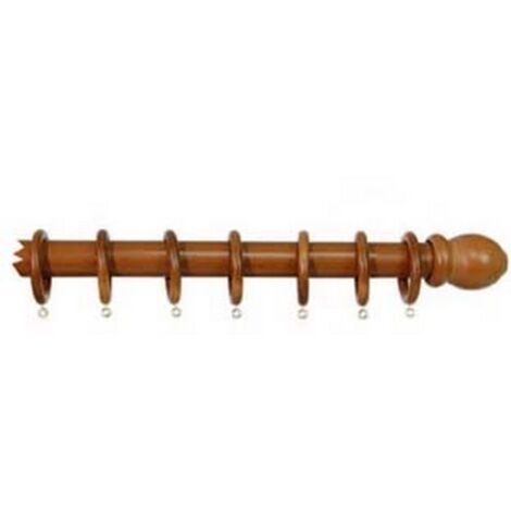 1PZ BASTONE IN LEGNO SENZA SUPPORTI  MM.35 OLMO - cm.200